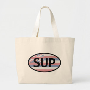 Bolsa Tote Grande Remo Standup da bandeira de Havaí