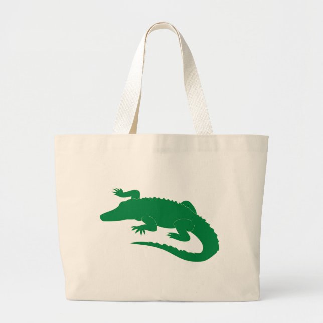 Bolsa Tote Grande Réptil do Gator do Crocodilo (Frente)