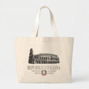 Bolsa Tote Grande República Italiana (Coliseu Romano)