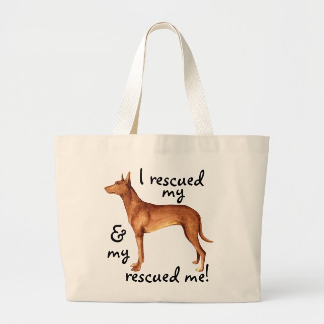 Bolsa Tote Grande Resgate Hound Faraó (Frente)