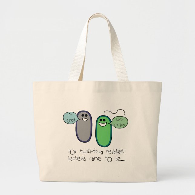 Bolsa Tote Grande Resistência de droga (Frente)