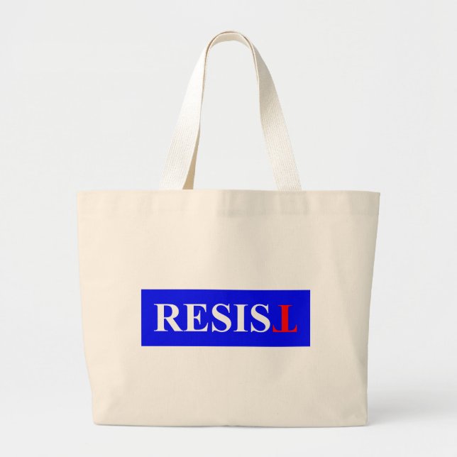 Bolsa Tote Grande Resistir (Frente)