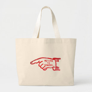 Bolsa Tote Grande Retorne ao remetente