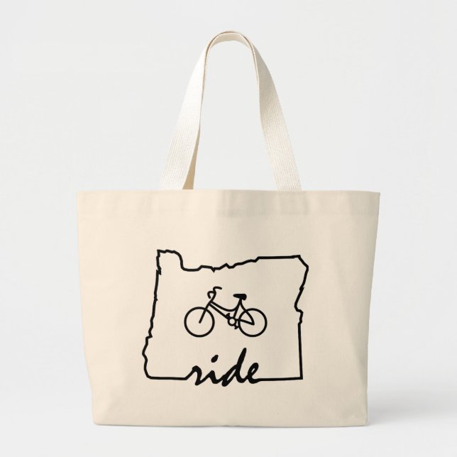 Bolsa Tote Grande Ride Oregon (Frente)