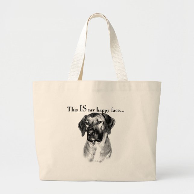 Bolsa Tote Grande Ridgeback Feliz da Rodésia (Frente)