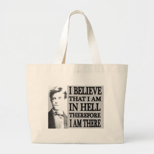Bolsa Tote Grande Rimbaud no inferno