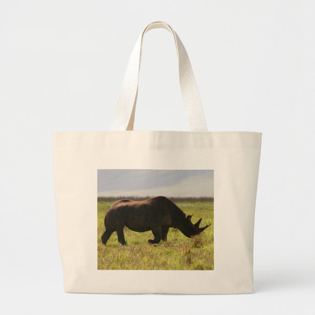 Bolsa Tote Grande Rinoceronte Negro - Bag (Frente)