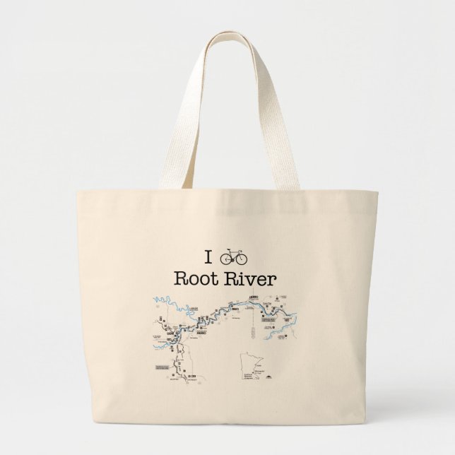 Bolsa Tote Grande Rio Bike Root (Frente)