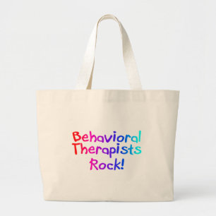 Bolsa Tote Grande Rocha dos terapeutas do ABA (brilhante)
