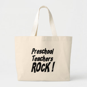 Bolsa Tote Grande Rocha pré-escolar dos professores! Sacola