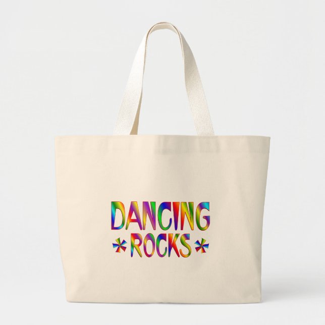 Bolsa Tote Grande Rochas da dança (Frente)