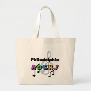 Bolsa Tote Grande Rochas de Philadelphfia