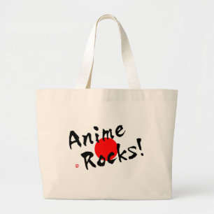 Bolsa Tote Grande Rochas do Anime!