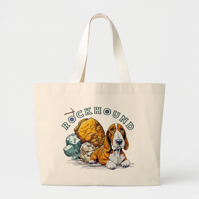 Bolsa Tote Grande Rockhound Pun (Frente)