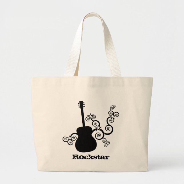 Bolsa Tote Grande Rockstar Guitar Bag (Frente)