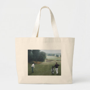 Bolsa Tote Grande Ron McGill Golfing Oil Painting 1