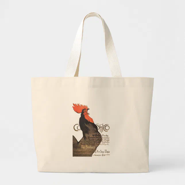 Tote Bag French Rooster - Cocorico Made ice Frane