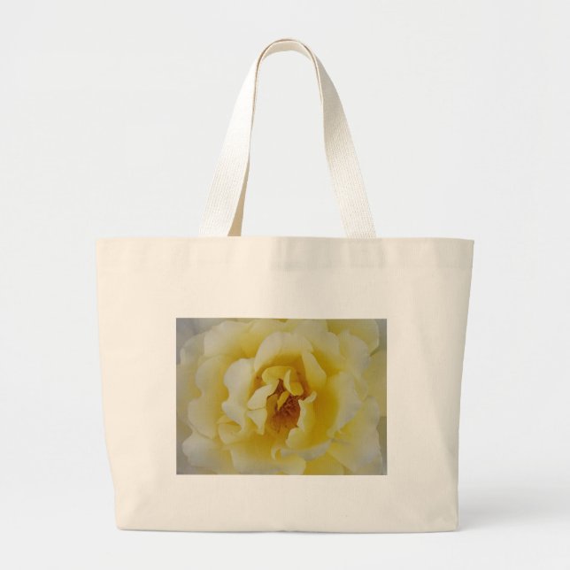 Bolsa Tote Grande Rosa Amarela (Frente)