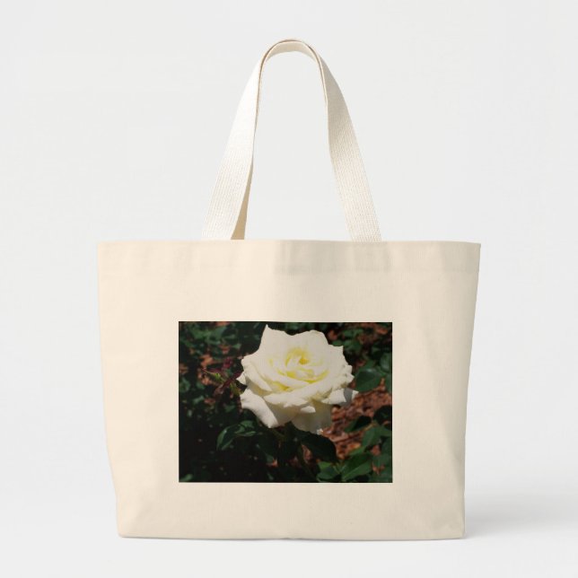 Bolsa Tote Grande Rosa Amarelo-clara (Frente)