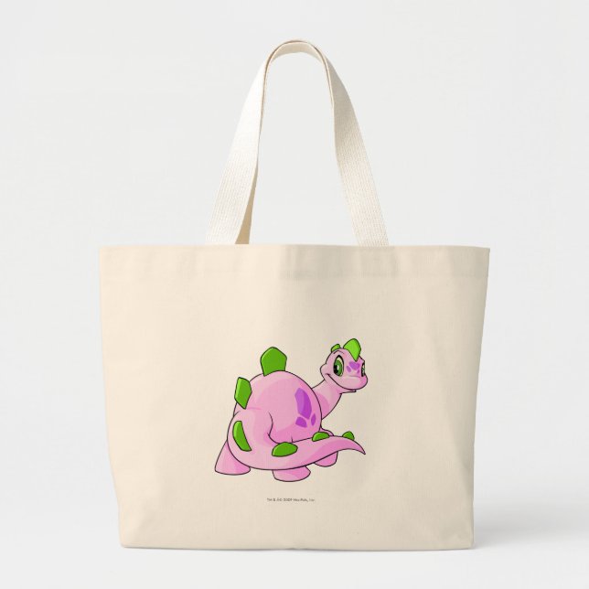 Bolsa Tote Grande Rosa de Chomby (Frente)
