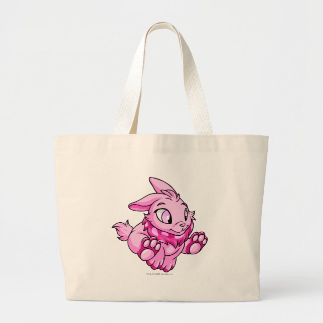 Bolsa Tote Grande Rosa de Cybunny (Frente)