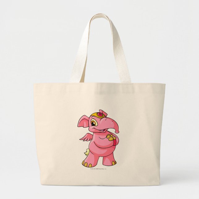 Bolsa Tote Grande Rosa de Elephante (Frente)