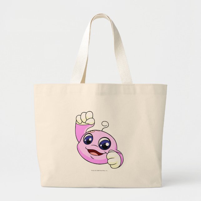 Bolsa Tote Grande Rosa de Kiko (Frente)