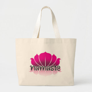 Bolsa Tote Grande Rosa de Lotus