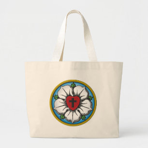 Bolsa Tote Grande rosa de luther