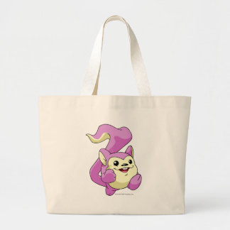 Bolsa Tote Grande Rosa de Meerca