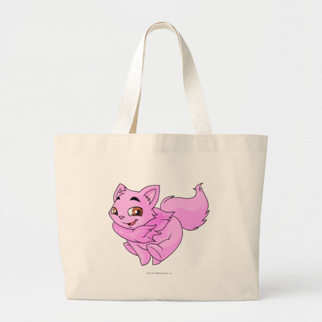 Bolsa Tote Grande Rosa de Wocky (Frente)