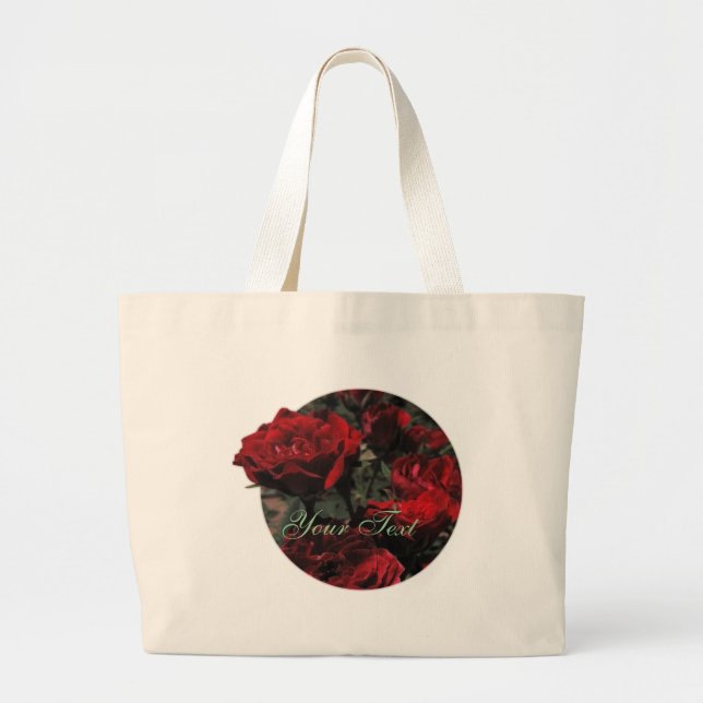 Bolsa Tote Grande Rosa vermelha Bag (Frente)