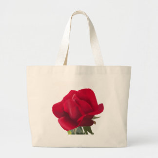 Bolsa Tote Grande Rosa vermelha - Rosa vermelha