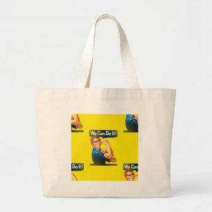Bolsa Tote Grande rosie