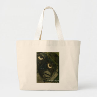 Bolsa Tote Grande Rosto de Cinza