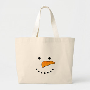 Bolsa Tote Grande Rosto de Neve