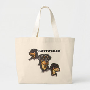 Bolsa Tote Grande Rottweiler