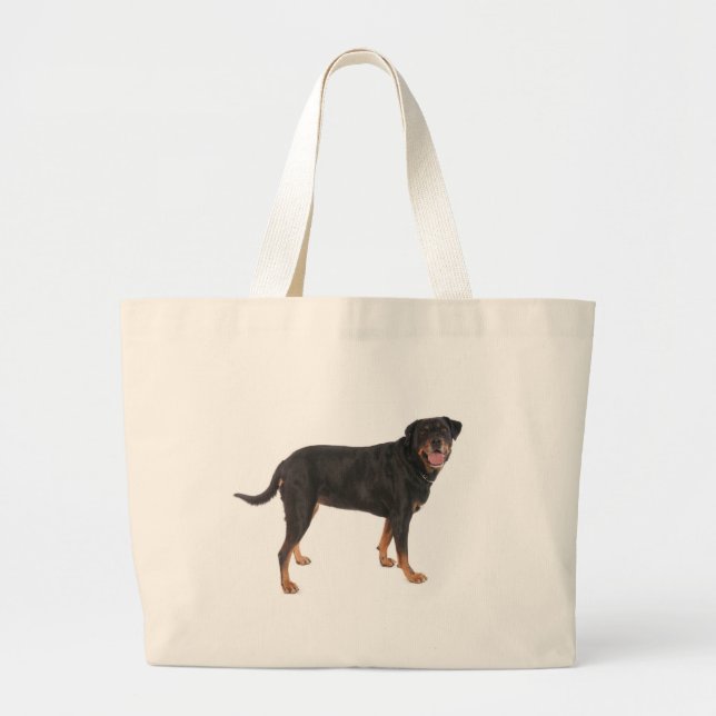 Bolsa Tote Grande rottweilers (Frente)
