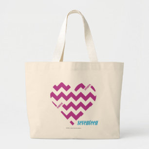 Bolsa Tote Grande Roxo 2 do ziguezague