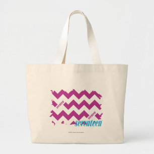 Bolsa Tote Grande Roxo 3 do ziguezague