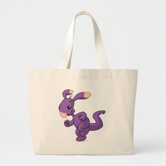 Bolsa Tote Grande Roxo de Blumaroo (Frente)