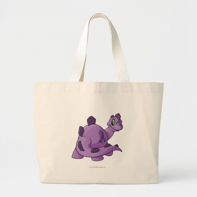 Bolsa Tote Grande Roxo de Chomby (Frente)