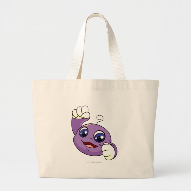 Bolsa Tote Grande Roxo de Kiko (Frente)