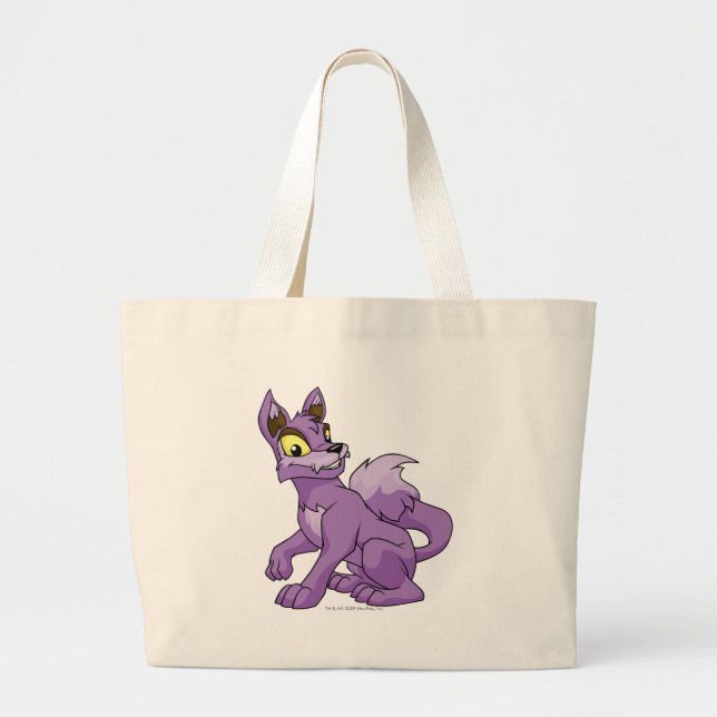 Bolsa Tote Grande Roxo de Lupe (Frente)