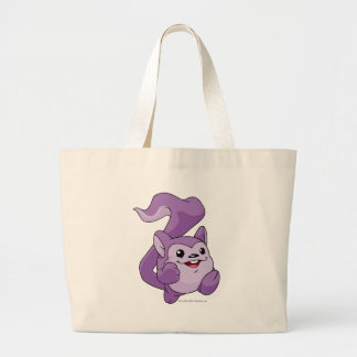 Bolsa Tote Grande Roxo de Meerca