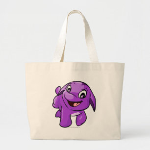 Bolsa Tote Grande Roxo de Poogle