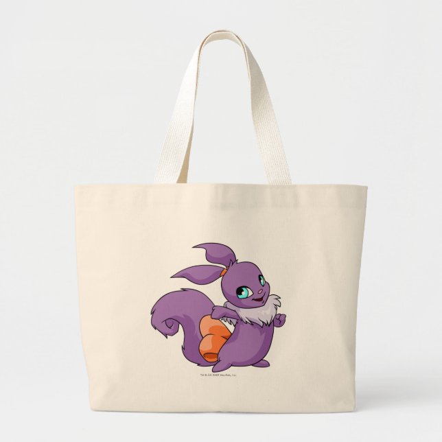 Bolsa Tote Grande Roxo de Usul (Frente)