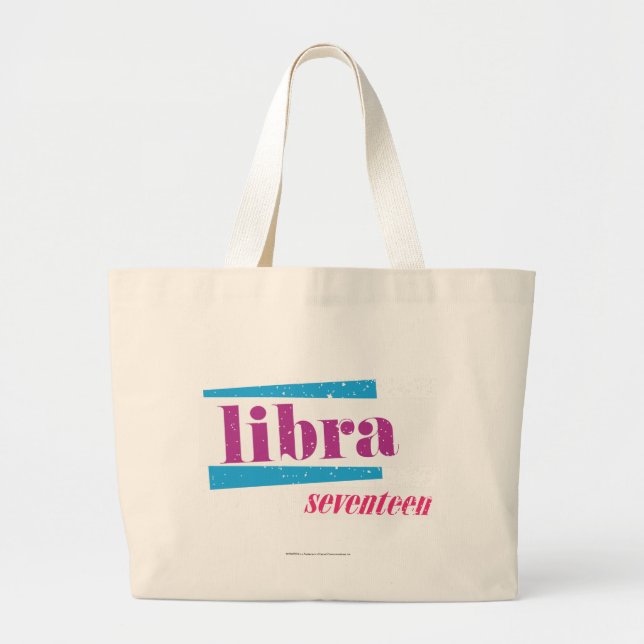 Bolsa Tote Grande Roxo do Libra (Frente)