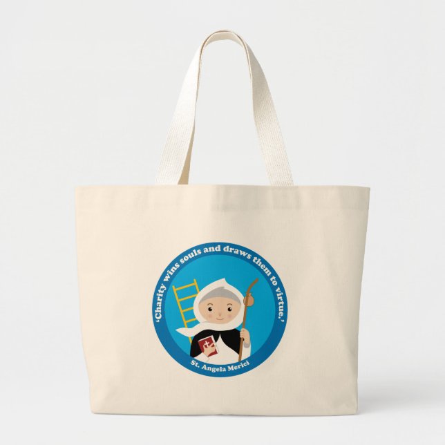 Bolsa Tote Grande Rua Angela Merici (Frente)