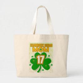 Bolsa Tote Grande Rua, o Esquadrão de Shamrock do Dia de Patrick, mã